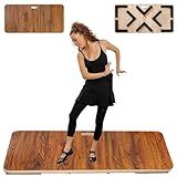 ODOXIA Tap Board for Tap Dancing | Portable Dance Floor for Any Surface | Cushioned Tap Dance Floor | Tap Dance Floor Mat | Dance Practice Floor Home & Studio | Practice Dance Floor (Dark)