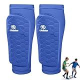Soccer Shin Guards Shin Pads, Calf Compression Sleeve with Honeycomb Pads, Lightweight Shin Defender Shin Guards Kids for Adult Men Women, Boys, Girls, Youth