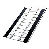 VEVOR Snowmobile Loading Ramp 85" x 54" Aluminum Foldable Ramps, 1500 LBS Capacity Loading Ramps for Motorcycle/Dirt Bike/Trailer/ATV/UTV/Garden Tractor/Lawn Mower