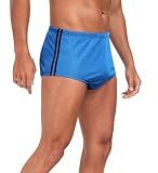 Adoretex Men's Polymesh Training Drag Suit Swimwear (MT002) - Blue/Black - 24