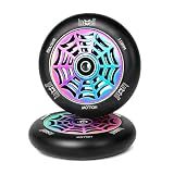 Limit Pro Scooter Wheel 110 x 24mm 2 Pcs 88A High Rebound PU and Metal Core ABEC-9 Bearings Installed for Most Professional Stunt Trick Scooter Wheels