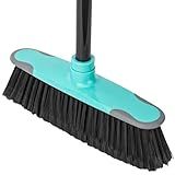 KeFanta Broom for Sweeping Indoor,55" Long Handle House Broom,Soft Bristle Angle Brooms for Floor Cleaning, Kitchen, Garage, Hardwood, Lobby,Patio and Garden