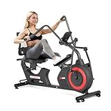 VANSWE Pro Recumbent Elliptical Cross Trainer – Full-Body Low-Impact Recumbent Exercise Bike with Bluetooth App, Magnetic Resistance, Quiet Belt Drive, 450 lbs Capacity for Seniors & Home Rehab