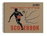 Perfect Strike Basketball Scorebook with Rules and Scoring Instructions : Side-by-Side. Heavy Duty. Youth and Adult Basketball. LS-15P. (1 Book)