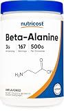 Nutricost Beta Alanine Powder 500 Grams (1.1lbs) Pure Beta Alanine