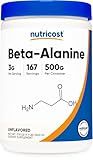 Nutricost Beta Alanine Powder 500 Grams (1.1lbs) - Pure Beta Alanine, Gluten Free & Non-GMO