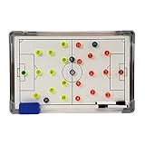 Murray Sporting Goods Magnetic Soccer Dry Erase Coaches Clipboard | Large Soccer Magnet Lineup Coaching Strategy Tactics Board