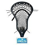 ECD Lacrosse Delta Defense Head (Delta - Strung Head, Black/Black)