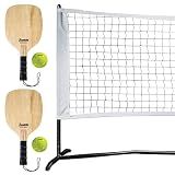 Franklin Sports Pickleball Starter Set - Official Starter Set of The US Open - Includes Net, (2) Paddles, and (2) X-40 Pickleballs