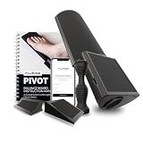 nuBase PIVOT | Split-Board Foot & Ankle Strengthener | Physical Therapy Training System for Ankle Sprains, Achilles Pain, Plantar Fasciitis & Flat Arches | Podiatrist-Developed | Includes Roller, Wedges, 95-Page Guide + nuBase App
