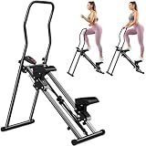 BODYWAKER Vertical Climber, Pro Stair Stepper for Full-Body Workout, Compact & Foldable Cardio Exercise Stair Climber with Extended Step Range, Improved & Adjustable Handlebar & Pedals.