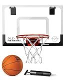 SKLZ Pro Mini Hoop Flip Over-The-Door Basketball Hoop with Flip-up Rim
