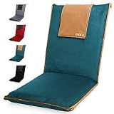 malu Floor Chair Padded w/Back Support - Japanese Chair Meditation Cushion