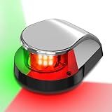 Obcursco Boat Navigation Lights, Red and Green LED Light, Boat Accessories