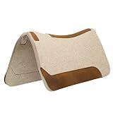 Weaver Equine Wool Blend Felt Western Saddle Pad for Horses, 30" x 30"