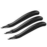 ZZTX 3 PCS Professional Magnetic Staple Remover Puller Staples Remover Staple Removal Tool for School Office Home Black