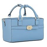 CRS Cross Rink Side Tote. Ice Skating Accessory Bag-Figure Skating, Roller, Inline Skaters, Dance, Cheer.Organizes Guards Water Bottle Phone (Rink Side Tote, Blue Sky)