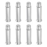Bont Skates - 8pcs Aluminum Inline Skate Frame Axles - Wheel Screw Bolt Fittings Inline Speed Skating Racing Replacement