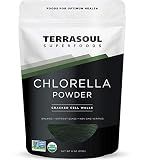 Terrasoul Superfoods Organic Chlorella Powder (Cracked Cell Walls), 6 Ounces