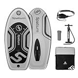 Spatium Hydrofoil Board for Surfing Inflatable Surfing Wing Foil Board Surf Hydrofoil Surfboard Light Grey 90L Without Foil