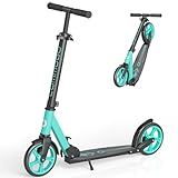 Kick Scooter for Kids 5-12, Teens, Adults, CPSC Certified Foldable Lightweight Sport Scooter with 8 Inch Wheels, Max Load 240 LBS, Gift for Childs