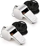 Fya Whistle, Stainless Steel Super Loud Sports Whistle with Lanyard, Perfect for Referees, Coaches, Polices, Outdoor Sports, Emergency