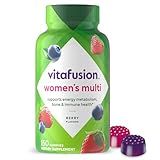 Vitafusion Womens Multivitamin Gummies, Berry Flavored Daily Vitamins for Women with Vitamins A, C, D, E, B-6 and B-12, 150 Count, 75 Day Supply, 150 Count