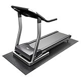 Cybstrax Exercise Equipment Mat for Bike, Treadmill, Elliptical, Yoga - 90" x 40" Non Slip Bike Trainer Mat for Stationary Spin Bike Indoor Outdoor, High Density Workout Floor Protector Mat