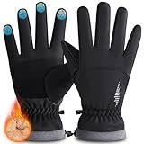 rivmount Winter Waterproof Ski Snow Warm Gloves for Women Men, Windproof Cold Weather Thermal with Touchscreen Fingers, for Running Driving Cycling Hiking Biking Outdoor Sports Daily Work