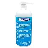 TRISWIM Chlorine Removal Shampoo 32oz | Removes Chlorine, Bromine, Hard Water Minerals & Saltwater | Hydrates & Restores Hair | Safe for Color-Treated Hair | Lime + Tropical Mango Scent