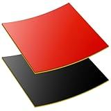 Coherny Red/Black PingPong Rubber Sponge 2.2mm Table Tennis Bat Replacement Rubbers Sheet Table Tennis Accessories 2pcs/Set