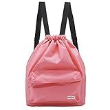 KIKIGOAL Dry Wet Separated Swimming Bag Portable Drawstring Backpack Waterproof Gym Sports Pool Beach Gear Bag