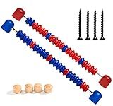 Zdgao Shuffleboard Score Keeper - Abacus Bead Score Counter, Wooden Shuffleboard Scorer for Shuffleboard Tables with Installing Hardwares