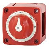 Blue Sea Systems m-Series On/Off Battery Switch, Red