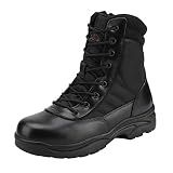NORTIV 8 Men's Military Tactical Work Boots,Black,12