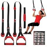 Lifeline Jungle Gym XT Body Weight Suspension Trainer System – Patented Split Anchor, Full-Body Workout, Lightweight Home Suspension Training Kit for Home Gym, Workout Equipment