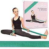 SuperiorBand Ballet Stretch Band for Dancers - Dance Stretch Bands for Gymnastics and Ballet Training - Dance Bands, Gymnastics Stretch Band for Flexibility - Ballet Stretch Bands for Dancers, Green