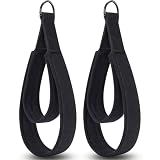 TOBWOLF 2PCS Pilates Straps for Reformer, Double Loop D Ring Foot Hand