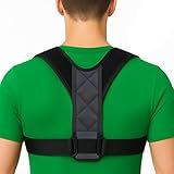 FOPLCP Posture Corrector for Men and Women - Invisible & Mesh Breathable Upper Back Brace - Adjustable Back Straightener - Relieve Shoulder, Neck & Back Pain, L(38-48inch) 1PCS