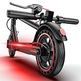 Electric Scooter Adults, Up to 21 MPH, Folding E-Scooter Built-in Side Lights, 36V 7.5Ah Battery, 550W Motor