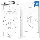 SCRIBBLEDO Basketball Dry Erase Coaching Clipboard 15x9 Double Sided