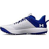 Under Armour Men's Yard Low Turf Baseball Shoe, (401) Royal/White/White, 8
