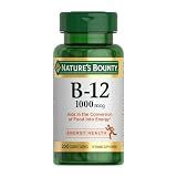 Nature's Bounty Vitamin B12 1000 mcg Caplets, 200 ct