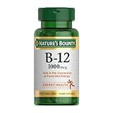 Nature's Bounty Vitamin B12 1000 mcg Supplements, Supports Energy Metabolism, 200 Ct