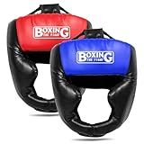 2 Pack Boxing Headgear, Boxing Gear Equipment Training Sparring Safety Head Guard Protective Gear for MMA, Kickboxing, Muay Thai, Training Helmet for Men Women