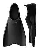 WSTOO Streamlined Training Short Fins - Silicone Swim Flippers for Adults and Youth (Men & Women), Ideal for Swimming, Snorkeling, and Diving