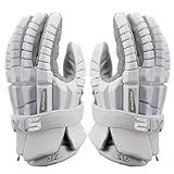 STX Lacrosse Surgeon RZR 2 Gloves, White Medium, Pair