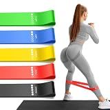 VanStretch Resistance Bands for Working Out, 5 Levels Resistance Exercise Bands with Woven Bag, Bands for Working Out Women Men, Yoga, Pilates, Rehabilitation Training(Colorful)