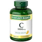 Nature's Bounty Vitamin C 1000mg, Supports Immune and Antioxidant Health, Vitamin C Supplement, 1 Per Day, 300 Vegetarian Caplets