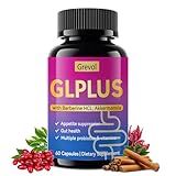 Grevol GLP1 Support Supplement for Women : Berberine Supplement with Ceylon Cinnamon & Akkermansia for Weight Management - Appetite Suppressant & Metabolism Support – 60 Capsules